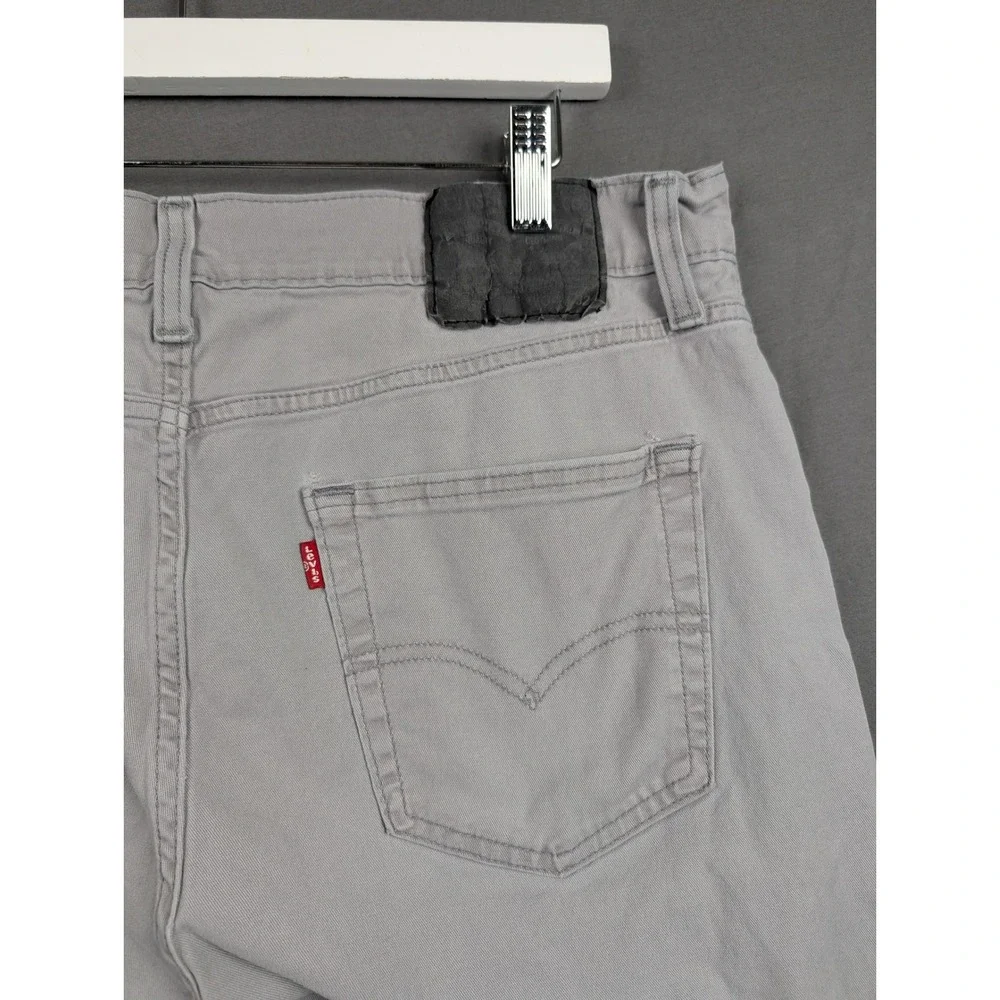 Levis‎ 514 Straight Fit Jeans Mens 34x32 Gray Denim